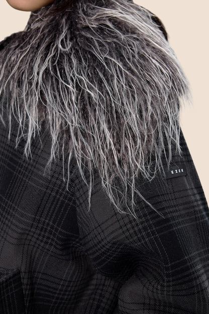 Shawl Plaid Cotton Jacket