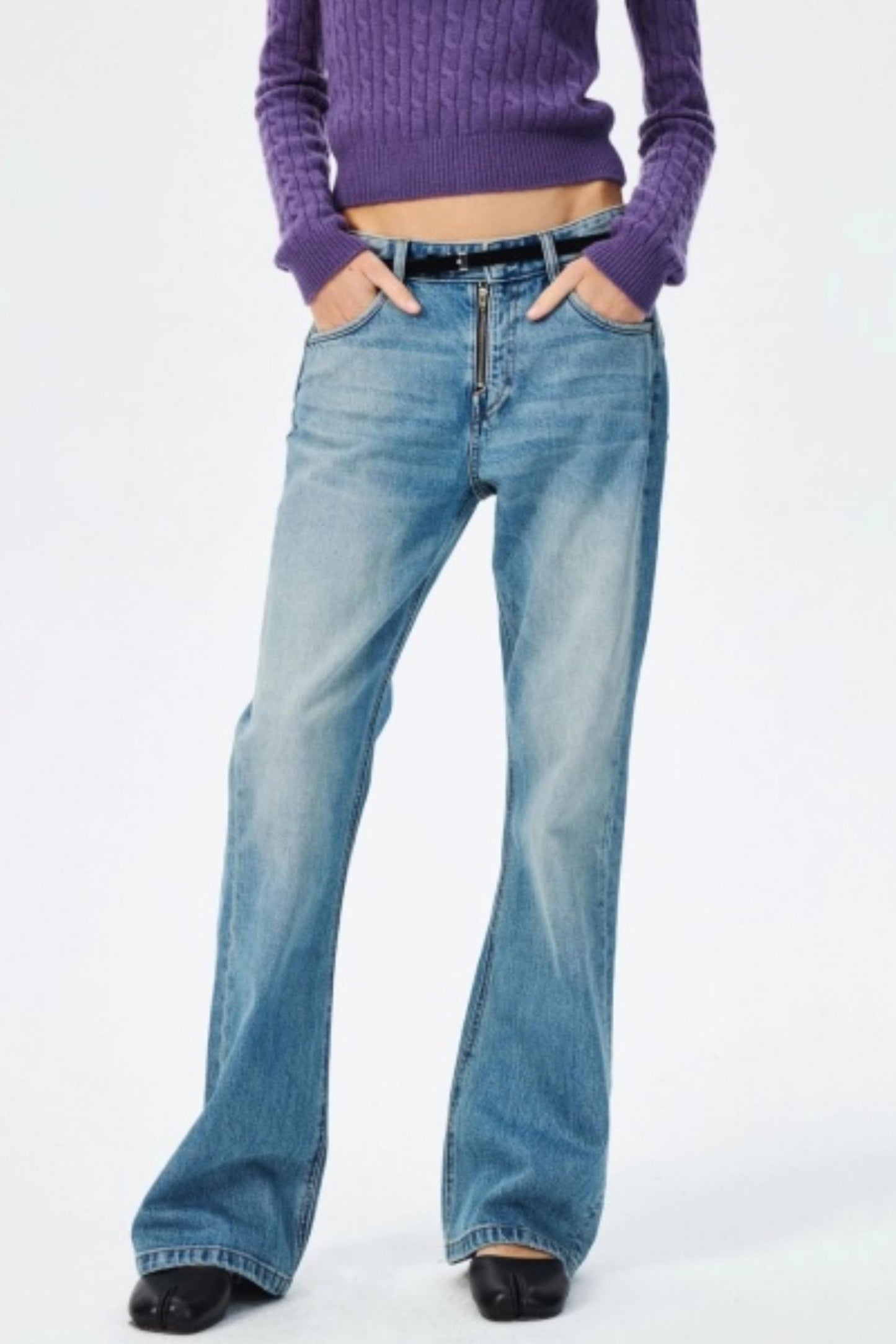 Vintage Blue Bootcut Jeans