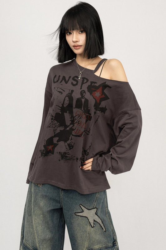 Lazy Vintage Long Sleeve Top