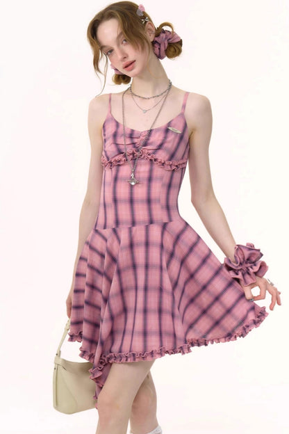 Summer Chic Plaid Dress