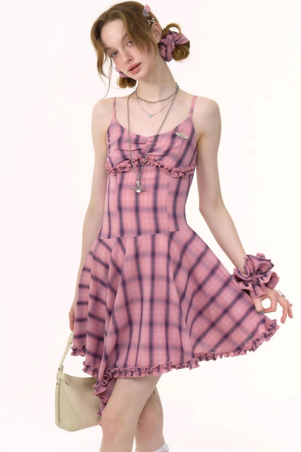 Summer Chic Plaid Dress