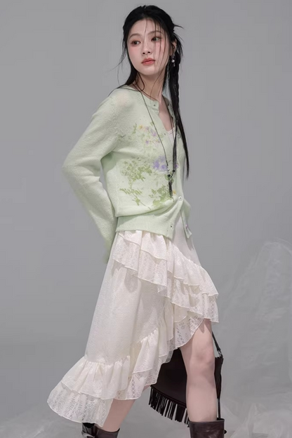 Tipsy Crush Ruffled Matching Dress Set