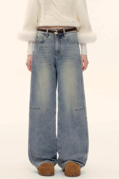 Light Blue Vintage Denim Pants