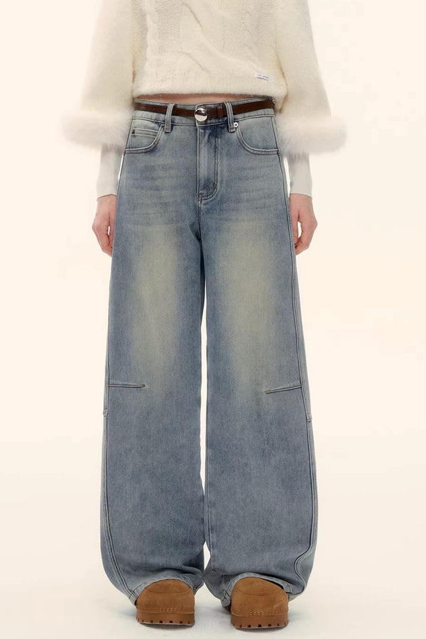 Light Blue Vintage Denim Pants