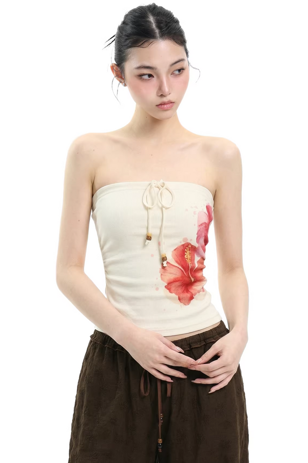 Printed Summer Tube Top