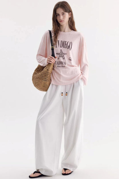 French Embroidered Vacation T-Shirt