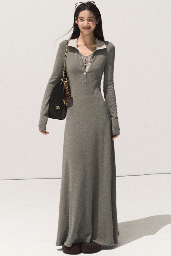 Smoke Cinched Waist Dress