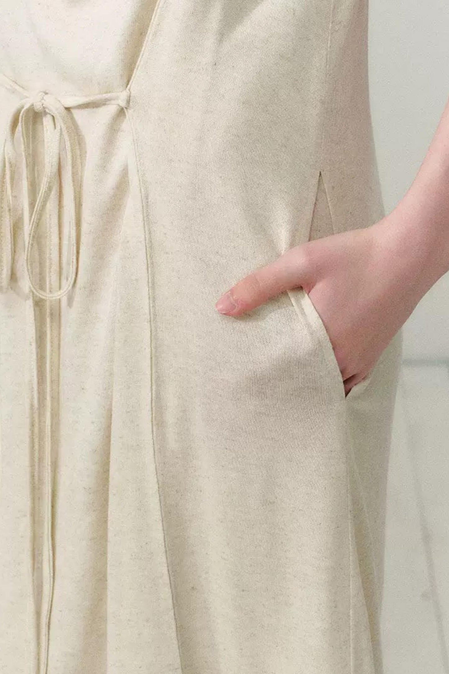 Belted Layered Maxi Dress