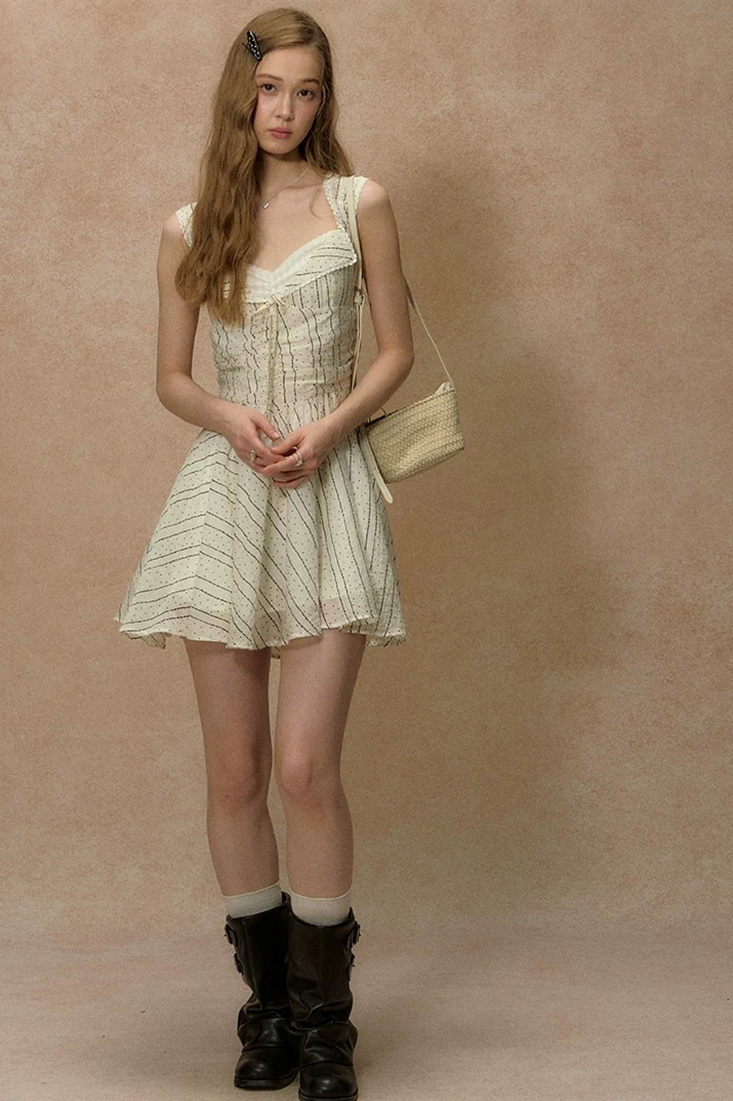 Clear Sky Lace Dress