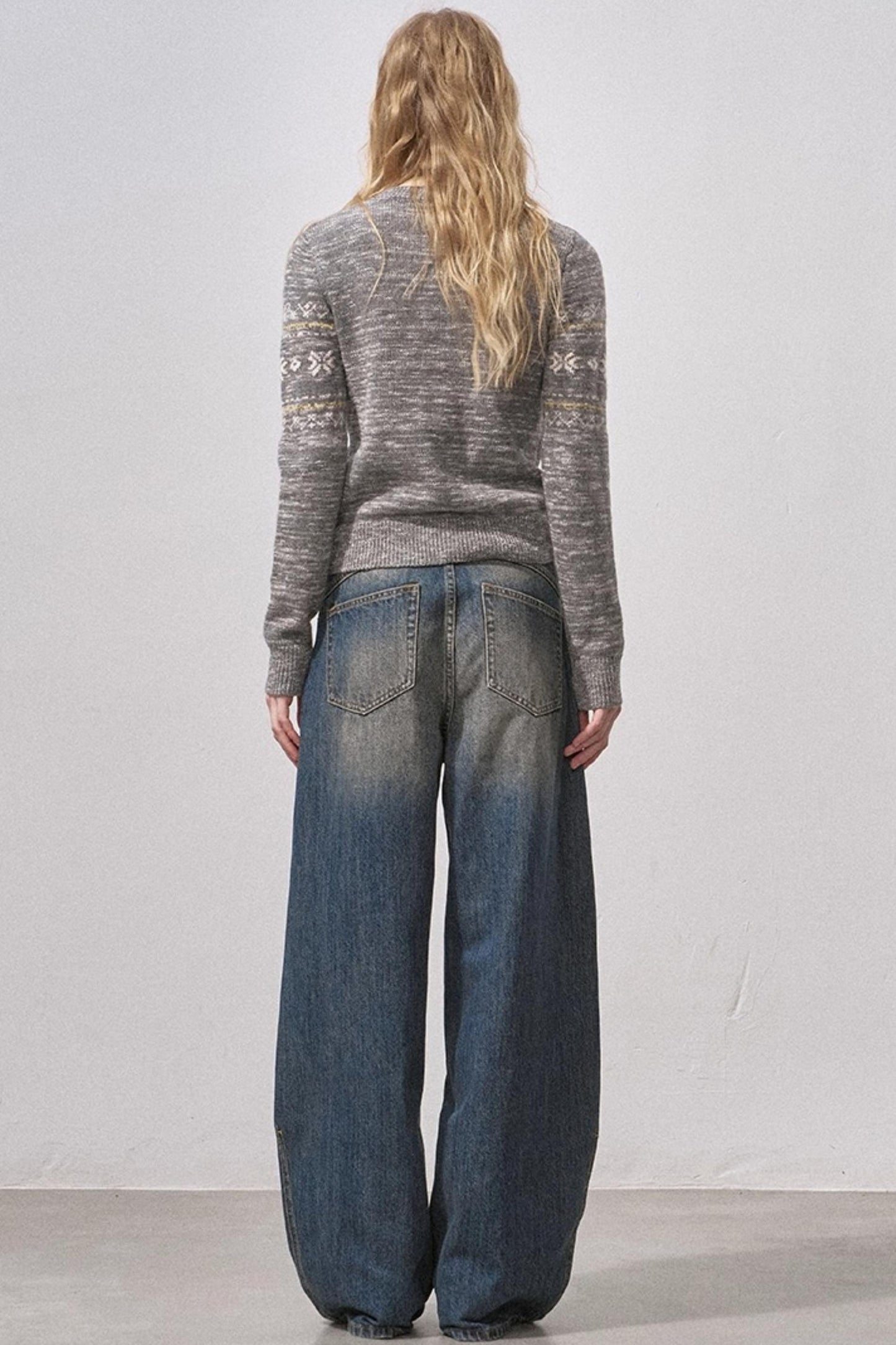 Seamless Whiskered Vintage Jeans