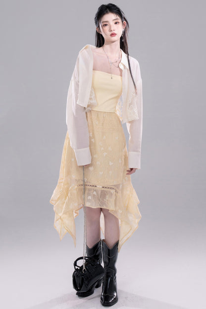 Lux Floral Knit Dress