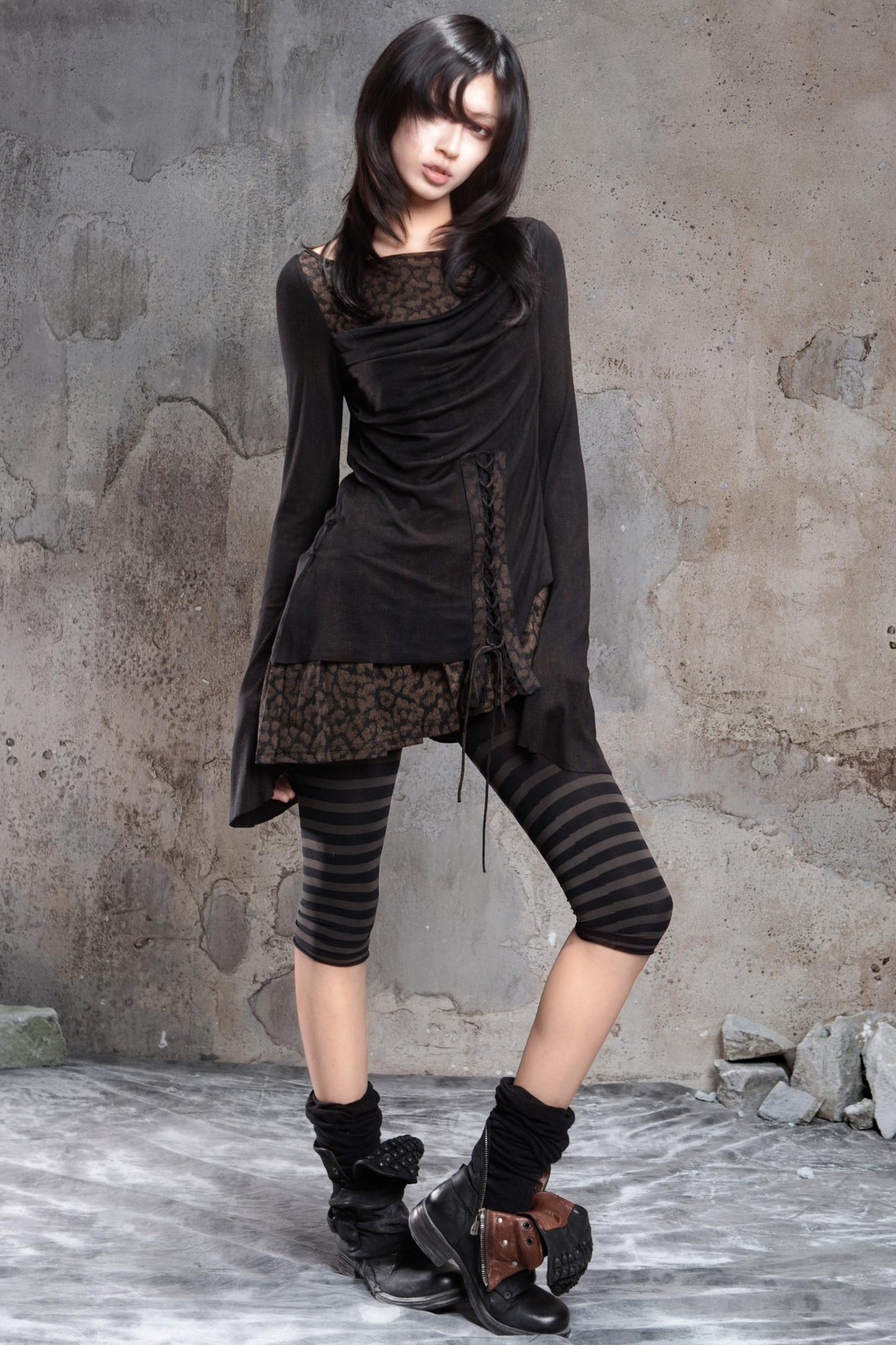 Vintage Patchwork Knitted Top