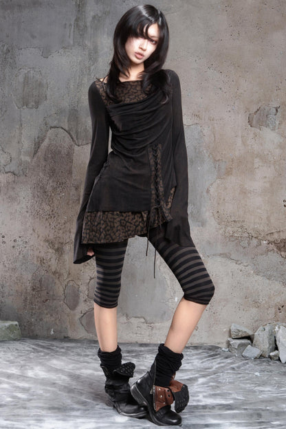 Vintage Patchwork Knitted Top