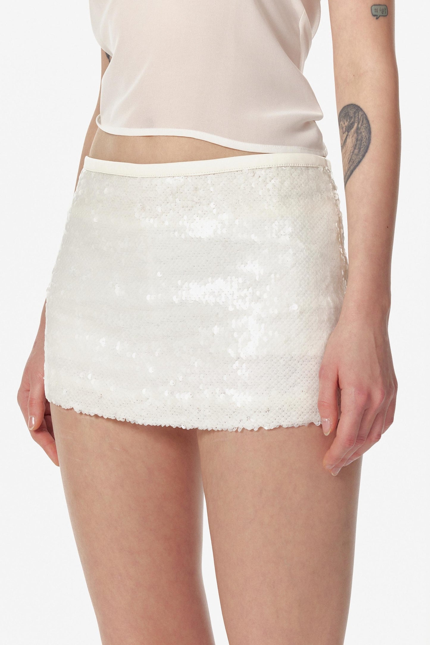 Temperament Sequin A-Line Skirt