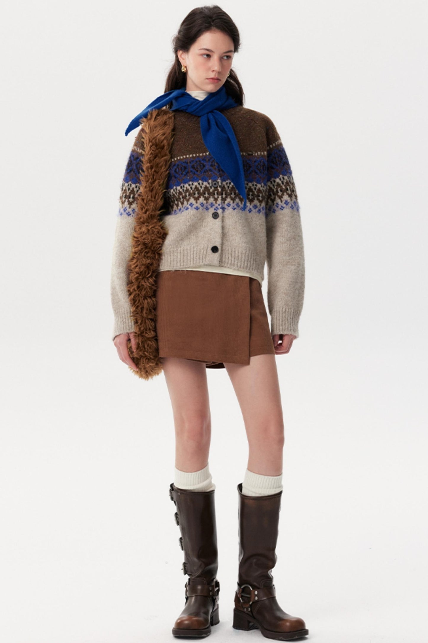 Fair Isle Knitted Jacket