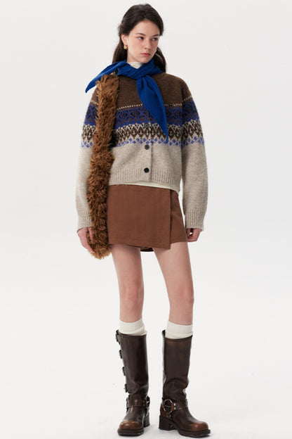 Fair Isle Knitted Jacket