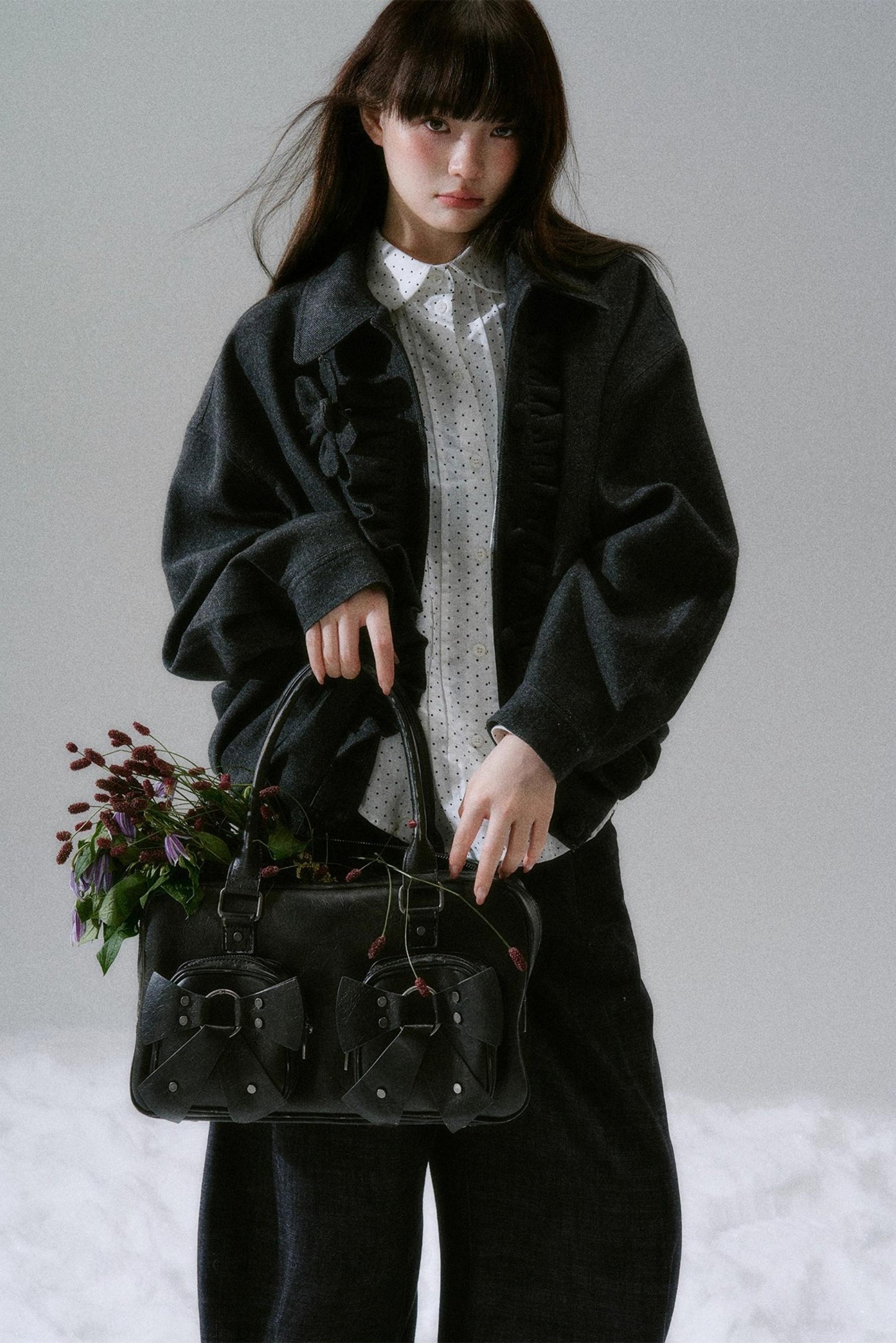 Handmade Floral Woolen Jacket