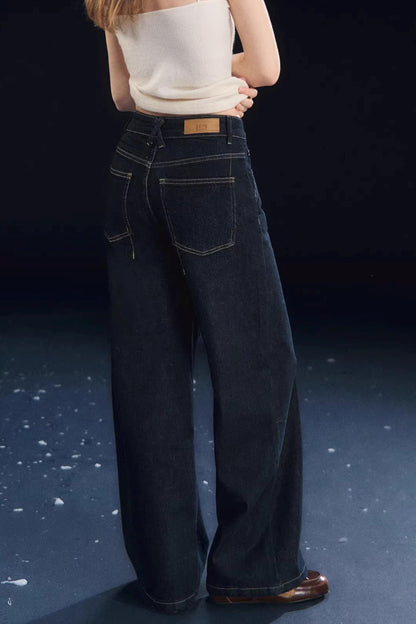 Stretch Raw Denim Jeans