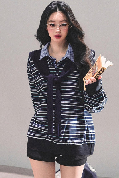 Black Autumn A-Line Shorts