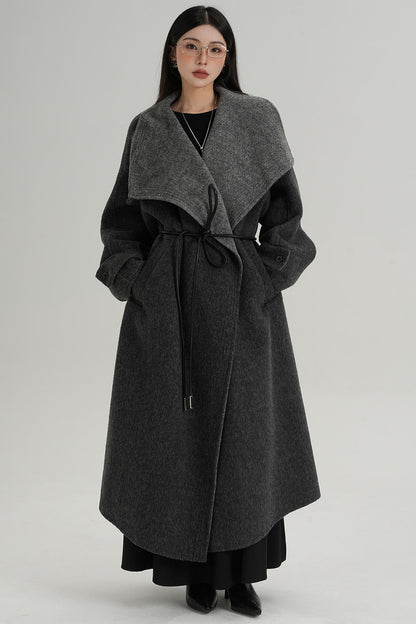 Ultra-High Reversible Wool Coat