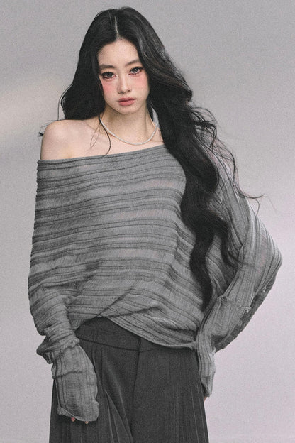 French Autumn Knit Top