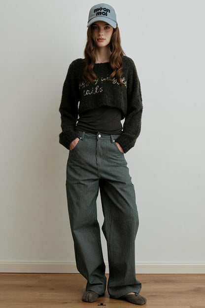 Light Luxury Wool Jacquard Top