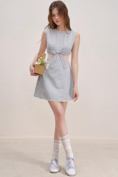 Romantic Lace Bow Dress