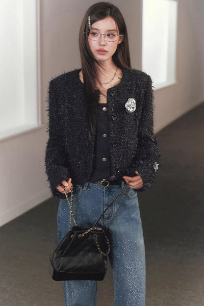 Starry Sky Rhinestone Jeans