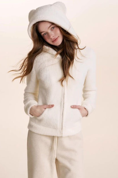 Bear Ear Velvet Jacket