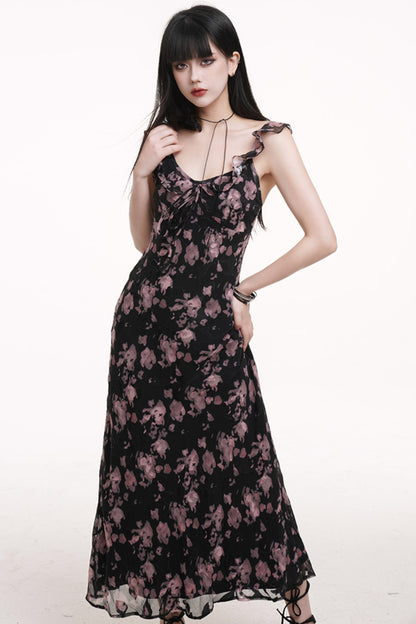 Teal Blue Halter Dress