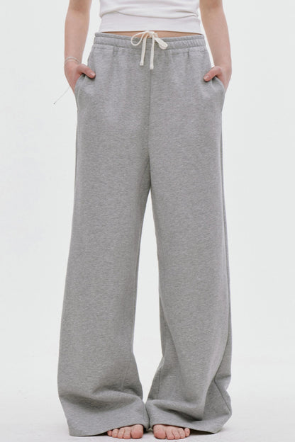Sporty Split-Leg Pants