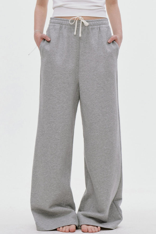 Sporty Split-Leg Pants