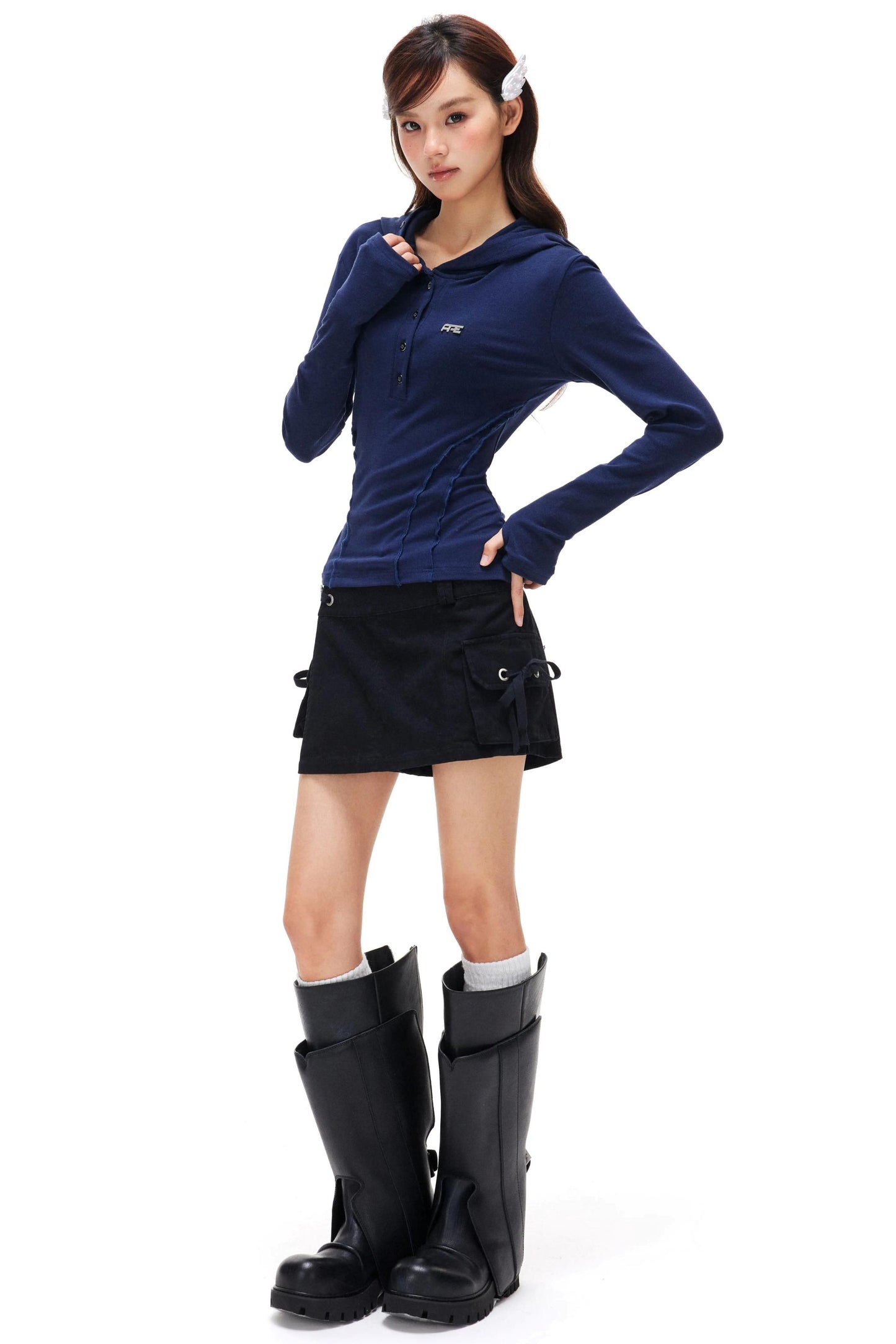 Lyocell Tencel Hooded Top