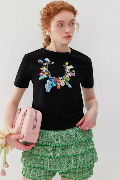 Rock Chic Tee & Bubble Skirt Set-Up