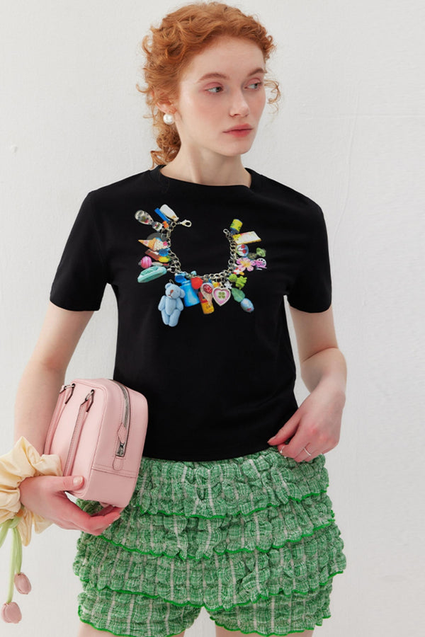 Rock Chic Tee & Bubble Skirt Set-Up