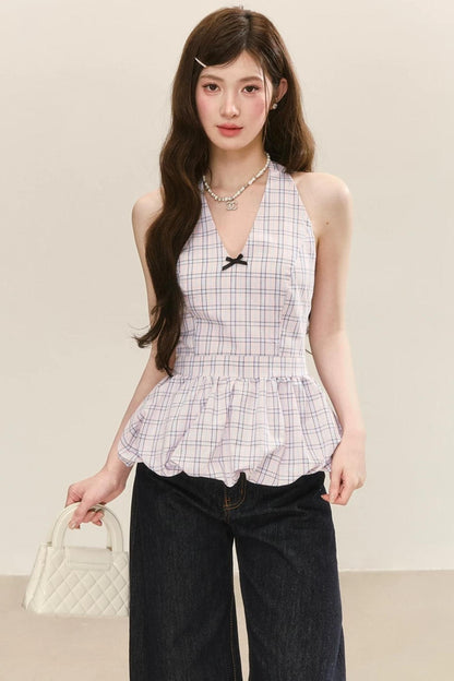 Elegant Floral Tulip Top