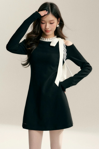 Hepburn Off-Shoulder Dress