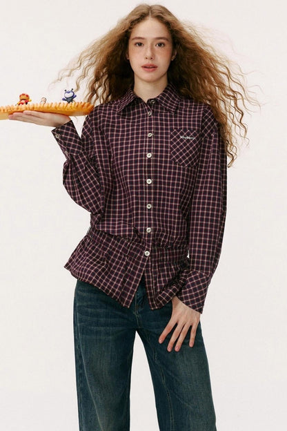 Elasticated Waist Cotton Shirt