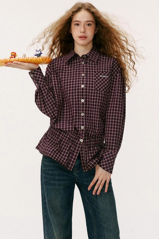 Elasticated Waist Cotton Shirt