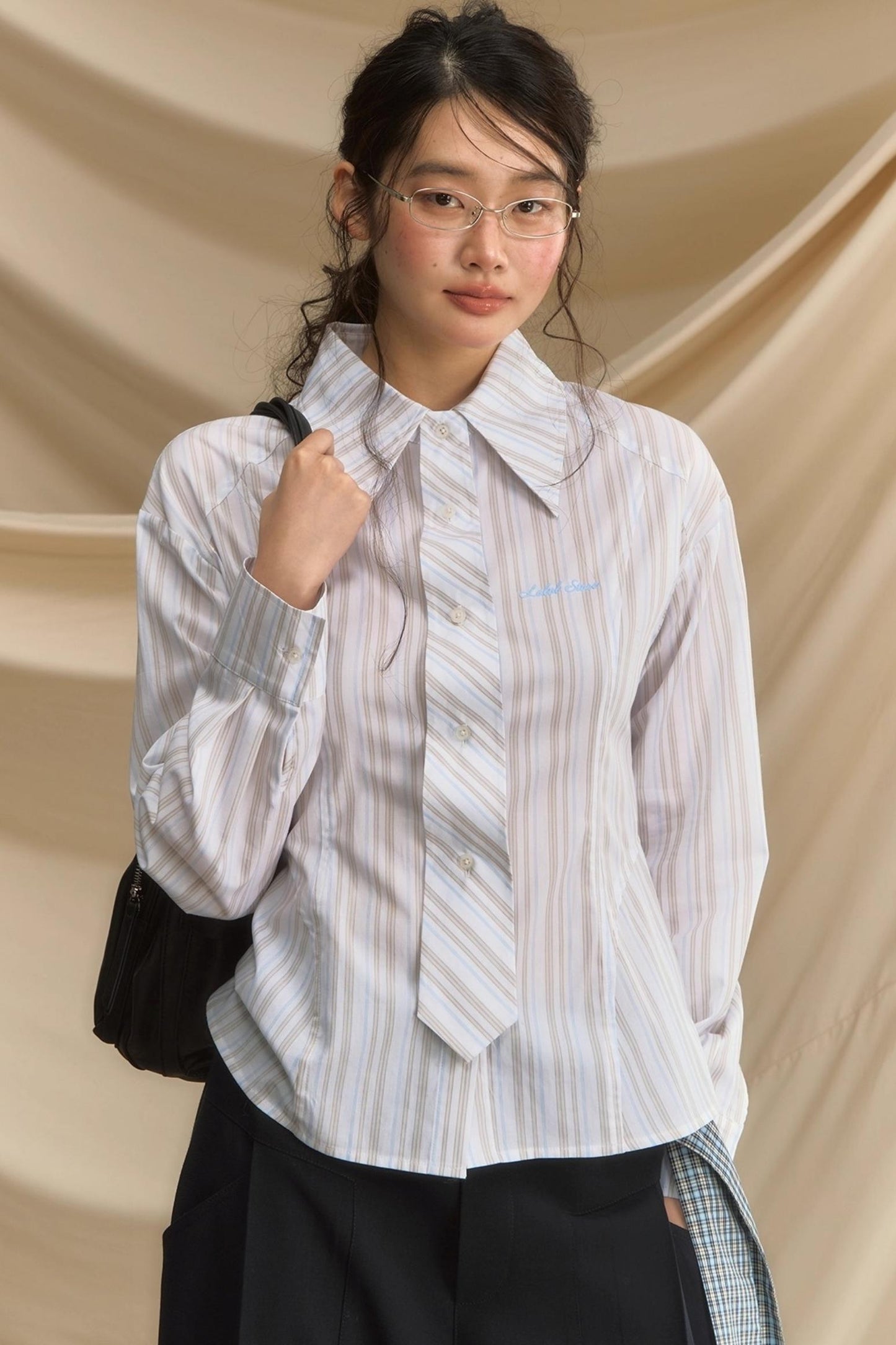 Slim Vertical Striped Shirt