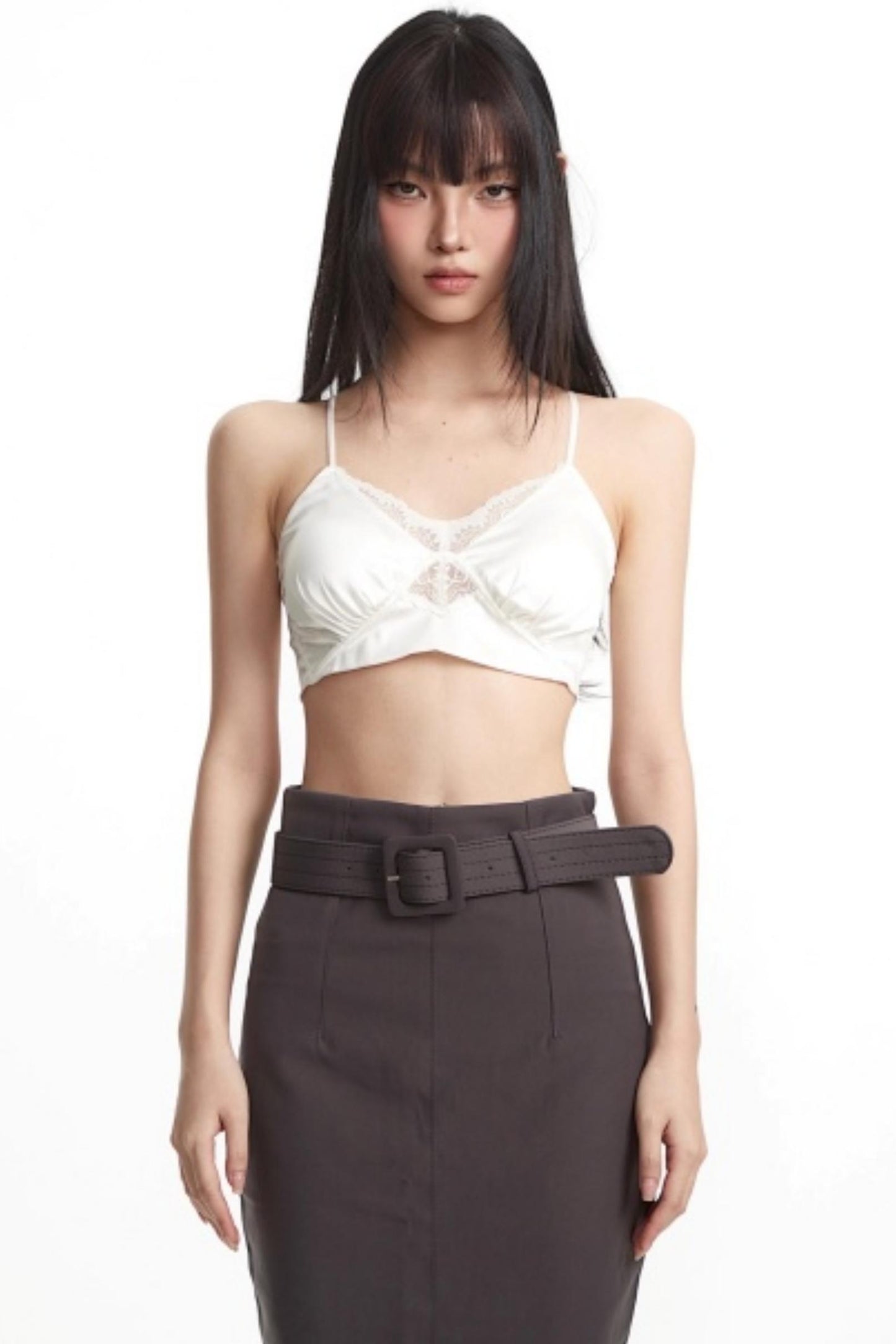 Lyocell Retro Striped Top Set-Up