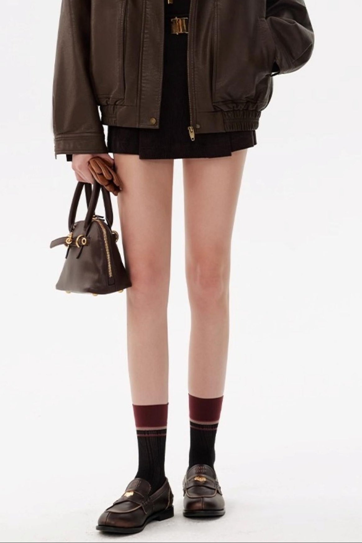 Hot Corduroy High-Waisted Mini Skirt