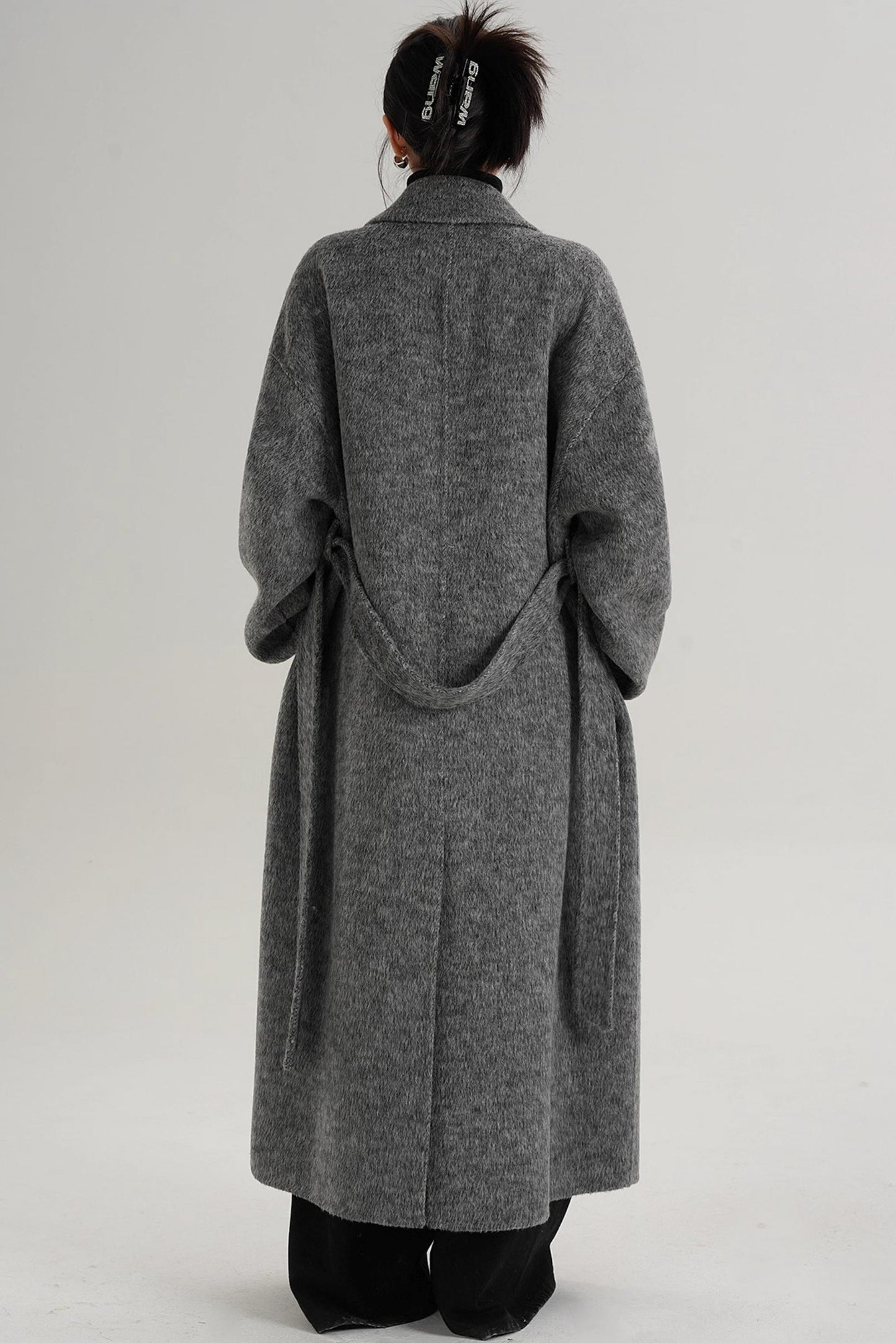 Elegant Shoulder Wool Coat