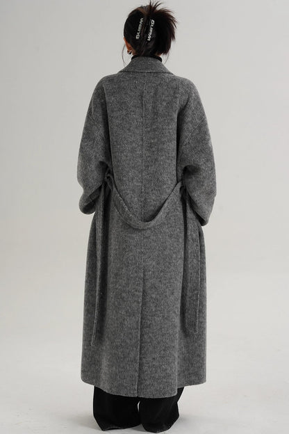 Elegant Shoulder Wool Coat