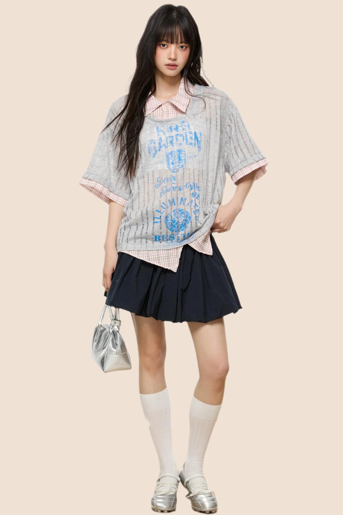 Summer Chic Collared T-Shirt