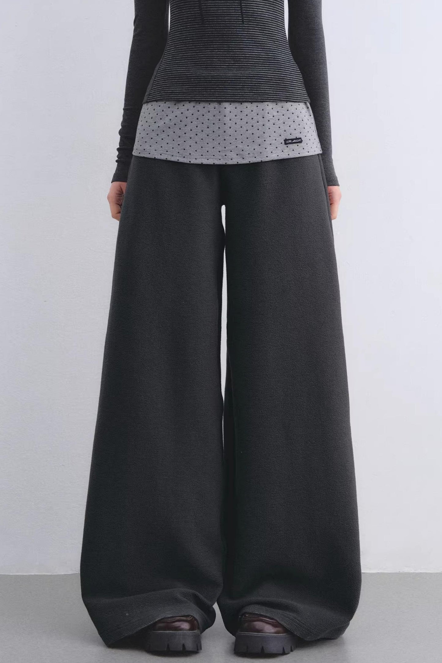 Color-Block Polka Dot Top Set-Up