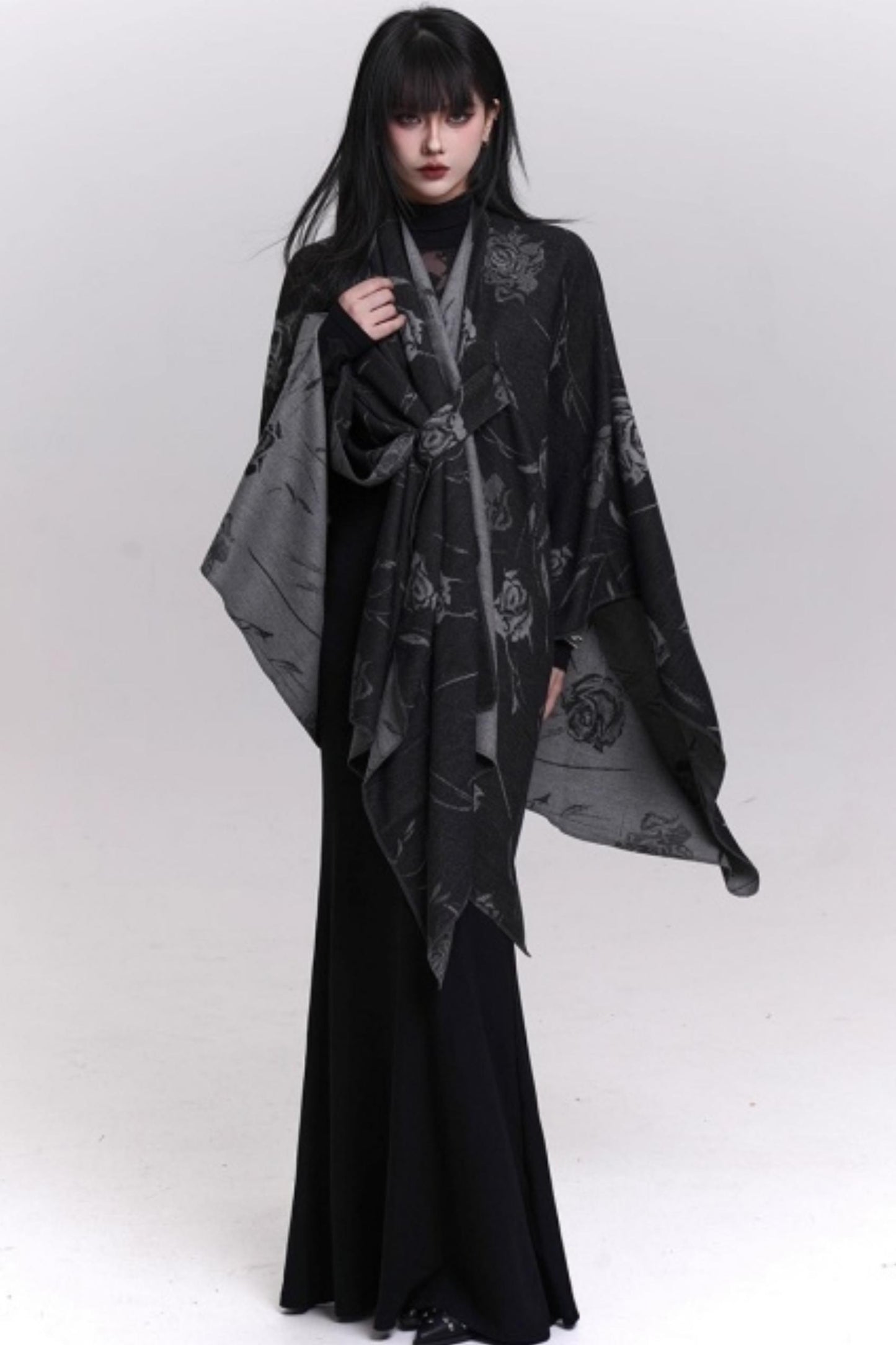 Ghost Girl Scarf Cape Shawl