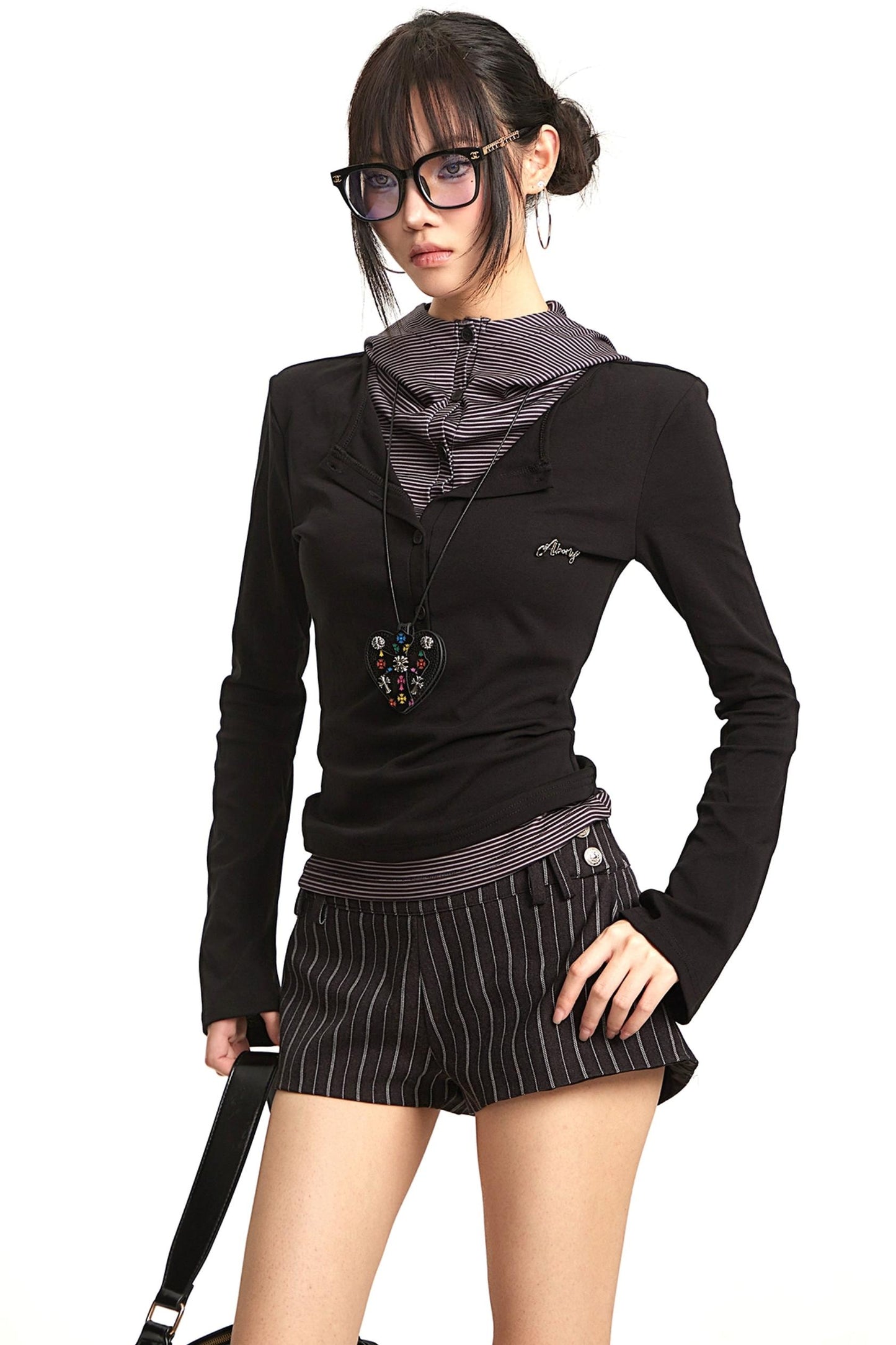 Vintage Polka Dot Long Sleeve T-Shirt