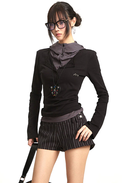 Vintage Polka Dot Long Sleeve T-Shirt