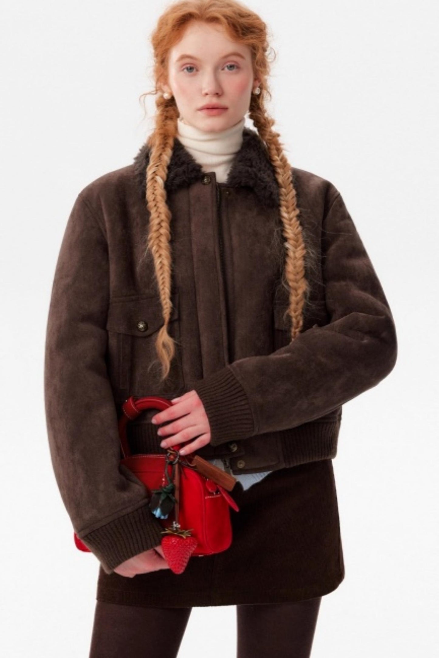 Retro Suede Wool Jacket